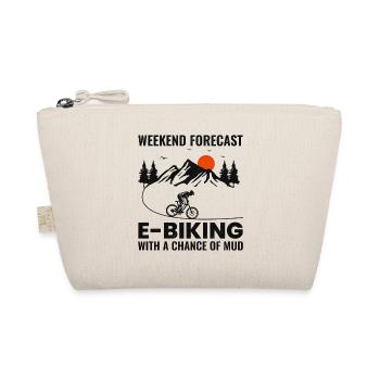 E-Bike Electric Bicycle Bike Cycling Biker Mtb - Organic Pouch - nature - Front