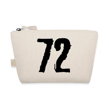 72 number jersey - Organic Pouch - nature - Front