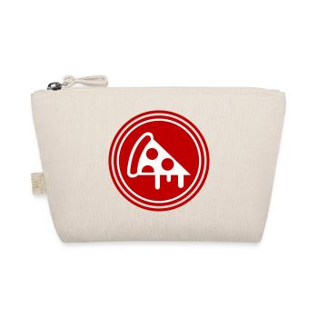 Silhouette de l’icône de la pizza - Trousse biologique - nature - Devant