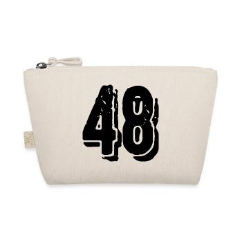 48 Zahl Trikot - Bio-Täschchen - Natur - Vorne