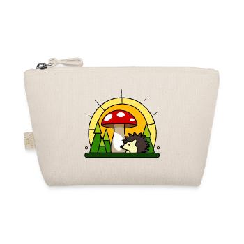 Petit hérisson sous un agaric de mouche - Trousse biologique - nature - Devant