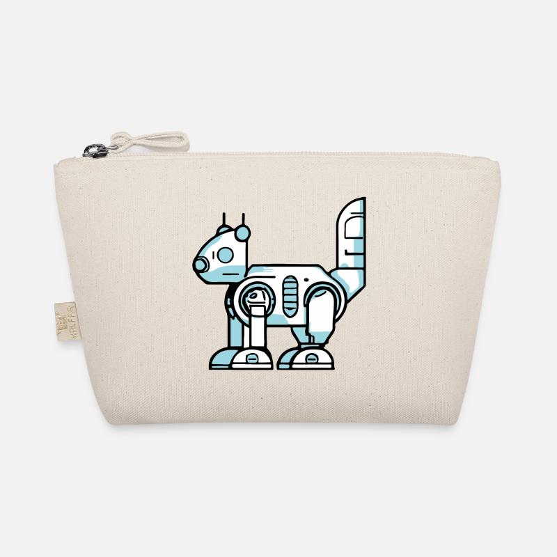 Cyber Robot Squirrels Organic Pouch