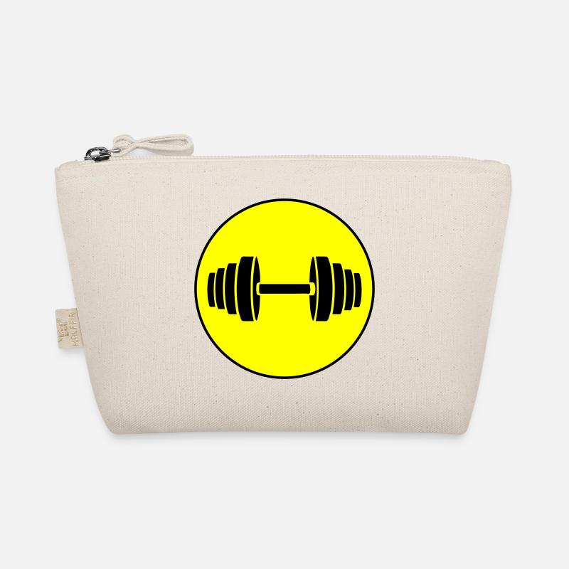 Dumbbell weight circle Organic Pouch