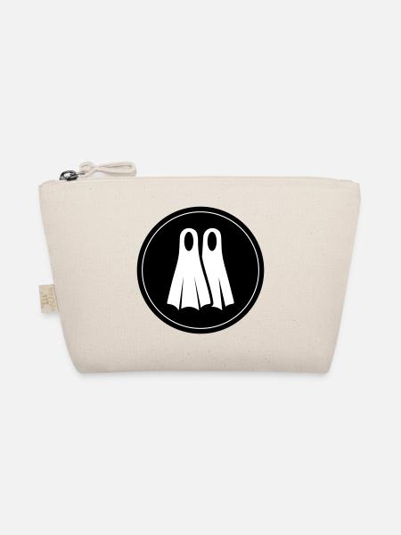 Diving Fin Circle - Organic Pouch - nature - Front