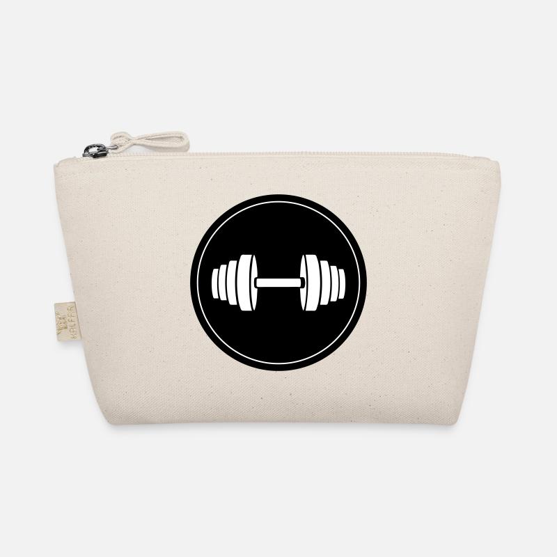 Dumbbell weight circle Organic Pouch