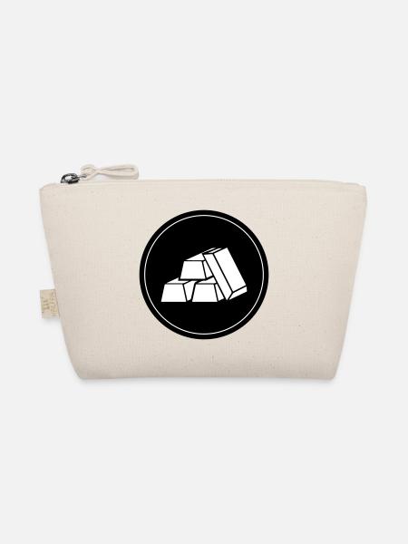Gold Circle icon - Organic Pouch - nature - Front