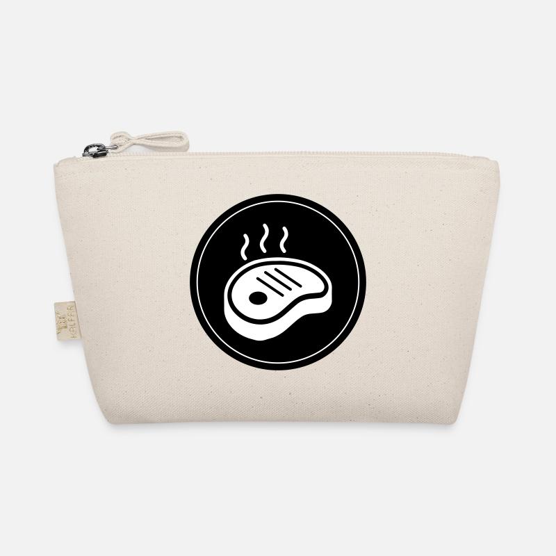 Steak icon circle Organic Pouch