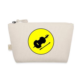 Violin Icon symbol - Organic Pouch - nature - Front