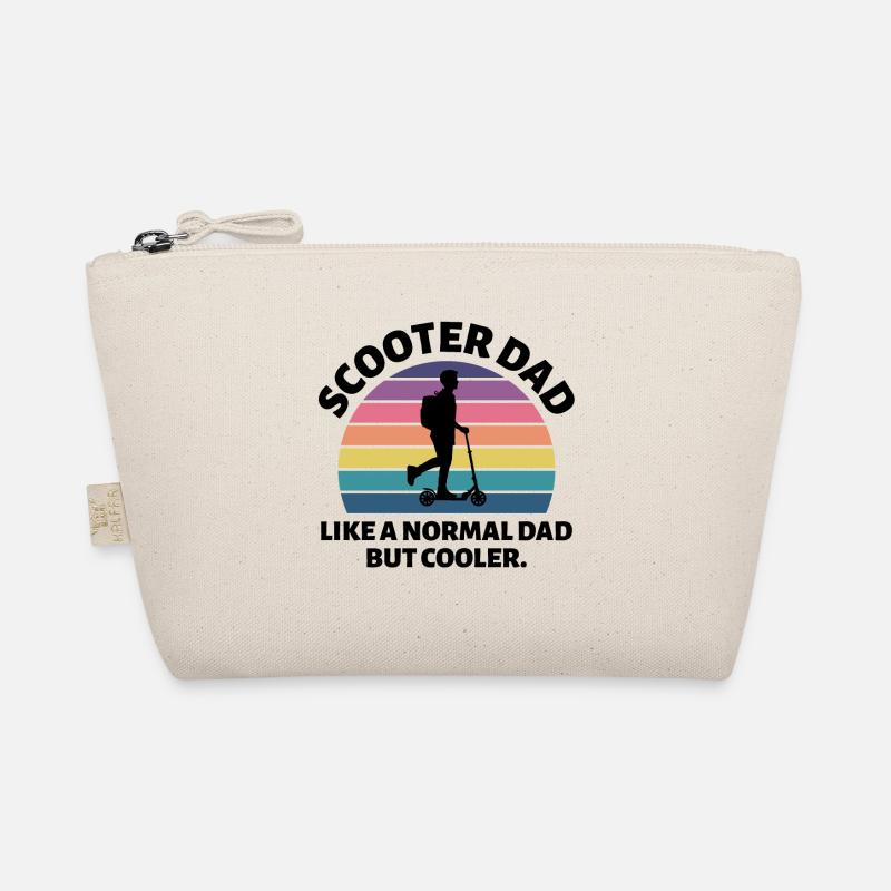 Electric Scooter Dad Driver E-Scooter Fathers day Organic Pouch