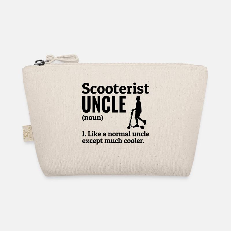 Electric Scooter Driver E-Scooter Scooterist Uncle Organic Pouch