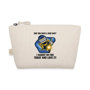 Welding Welder Metal Construction Ironworker Funny - Organic Pouch - nature - Front