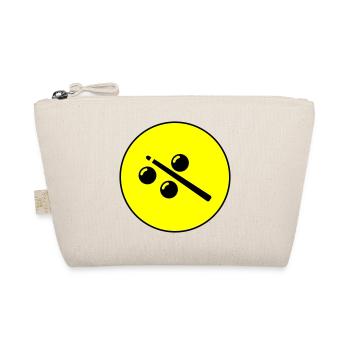 Billiards symbol icon - Organic Pouch - nature - Front