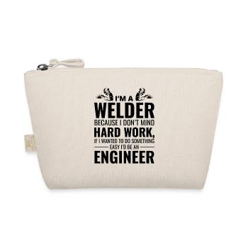 Weld Welding Welder Metal Construction Ironworker - Organic Pouch - nature - Front