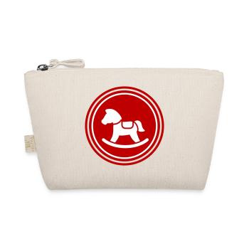 Schauckelpferd Icon Symbol - Bio-Täschchen - Natur - Vorne