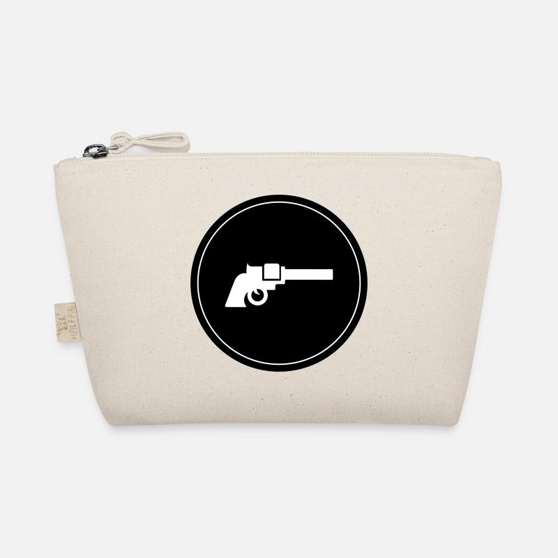 Weapon Symbol Pistol Organic Pouch