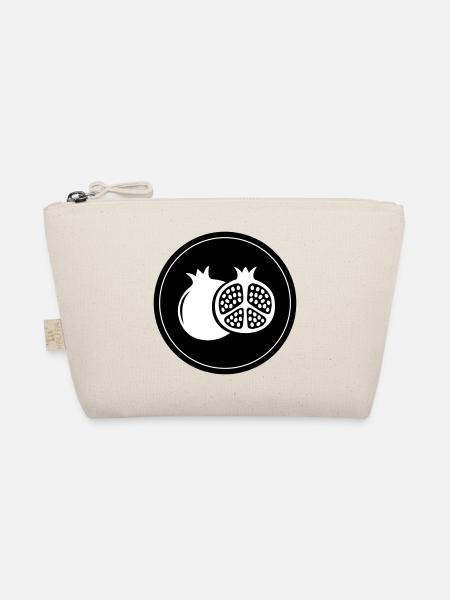 Pomegranate icon - Organic Pouch - nature - Front