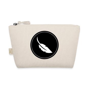 Pen Symbol Circle - Organic Pouch - nature - Front