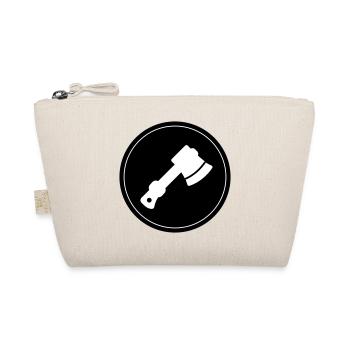 Climbing equipment circle ice axe - Organic Pouch - nature - Front