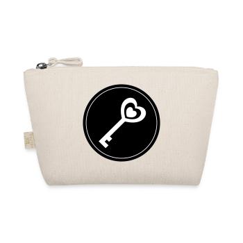 Key heart wedding circle - Organic Pouch - nature - Front