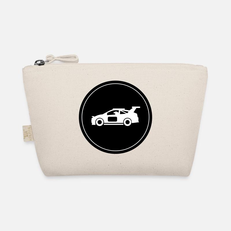 Car Racing Driver Circle Organic Pouch