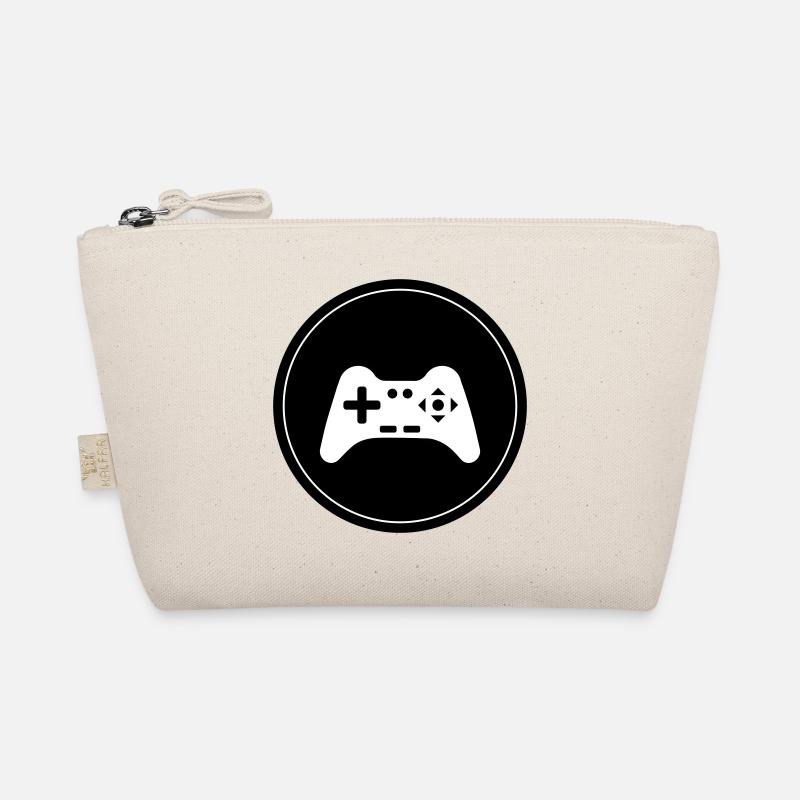 Gamepad Symbol Controller Circle Organic Pouch