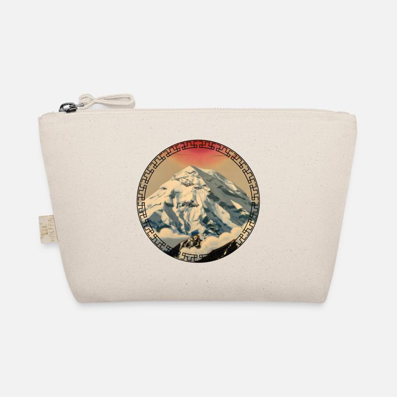 Mount Everest im japanischen Ukiyo-e Stil Berg - Bio-Täschchen - Natur