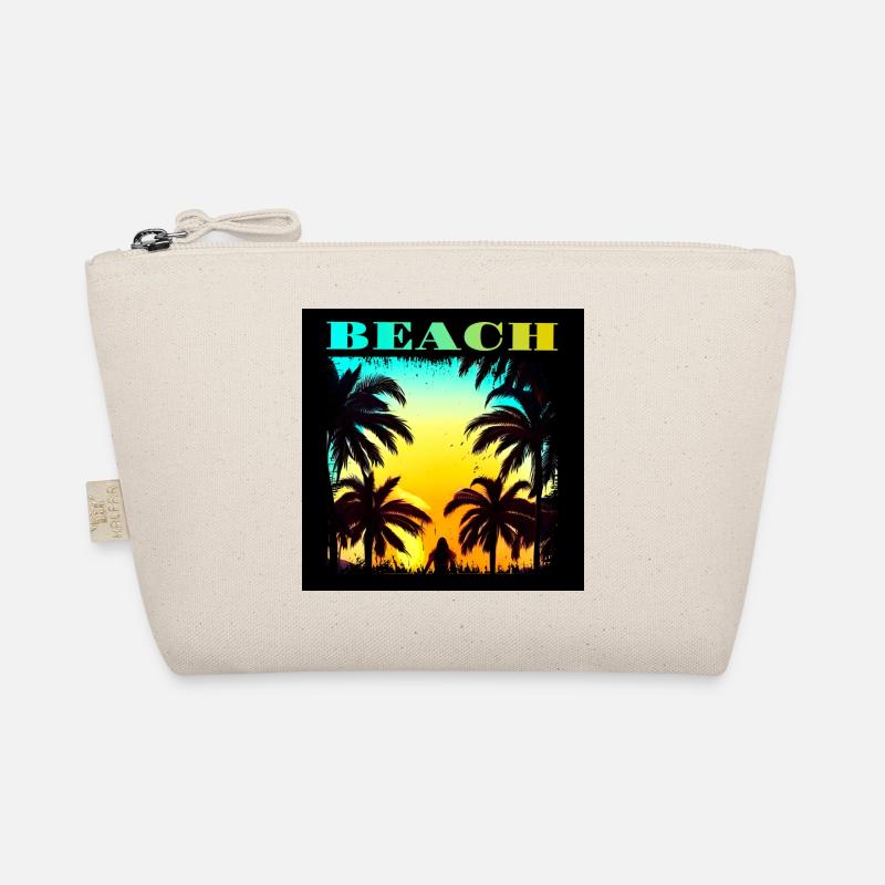 90s Retro Palms Hawaii Sunset Trousse biologique