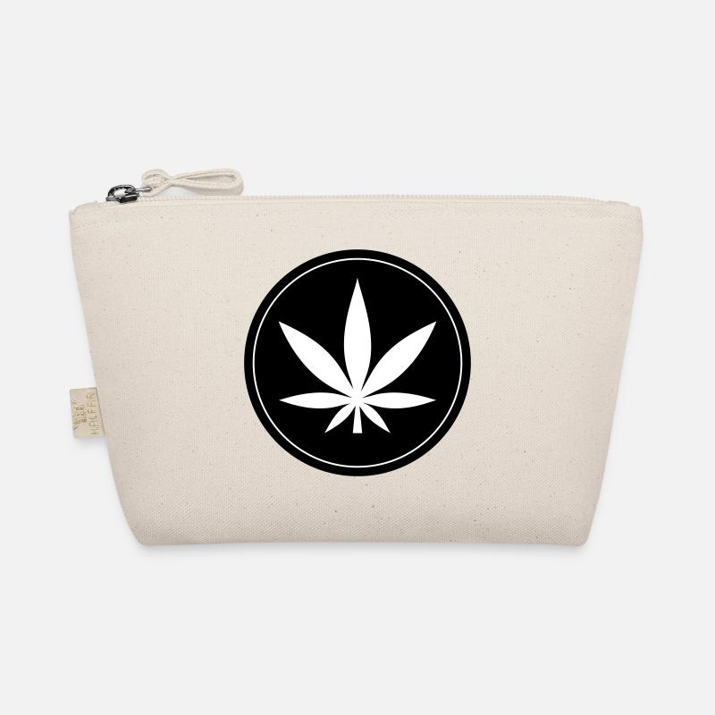Hemp Leaf Icon Organic Pouch