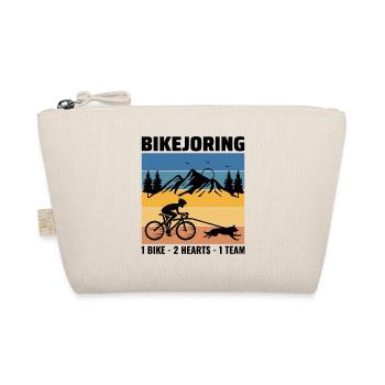 Bikejoring DogScooting Dog Sport Bike Bicycle Ride - Organic Pouch - nature - Front