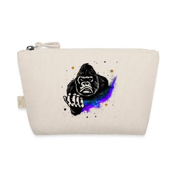 Gorilla Nebula | AI Art | AI generated Art - Organic Pouch - nature - Front