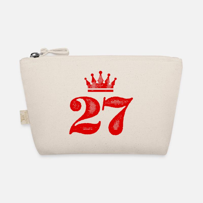 27 Zahl Krone Bio-Täschchen
