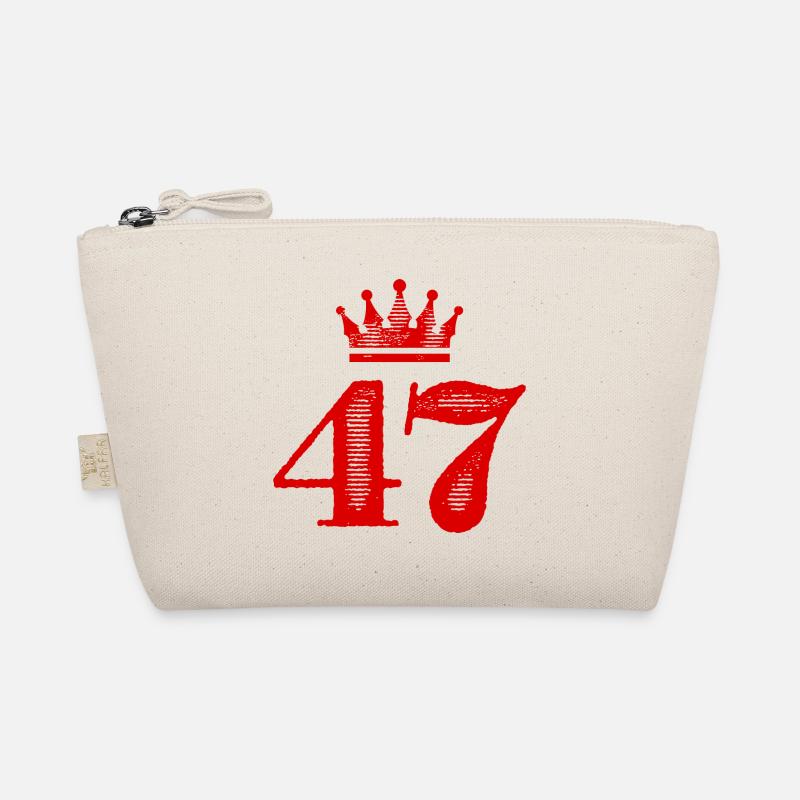 47 Number crown Organic Pouch