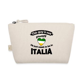 The Italian heart - Organic Pouch - nature - Front