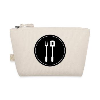 Grill tongs cricket symbol - Organic Pouch - nature - Front