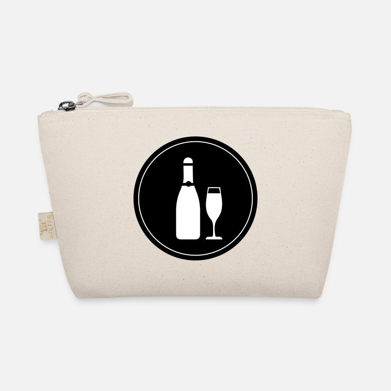 Red Wine Symbol Organic Pouch