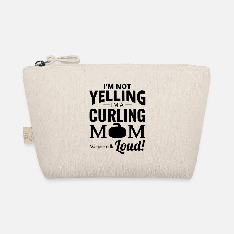 Curling Mama Winter Eissport Curler Muttertag Bio-Täschchen