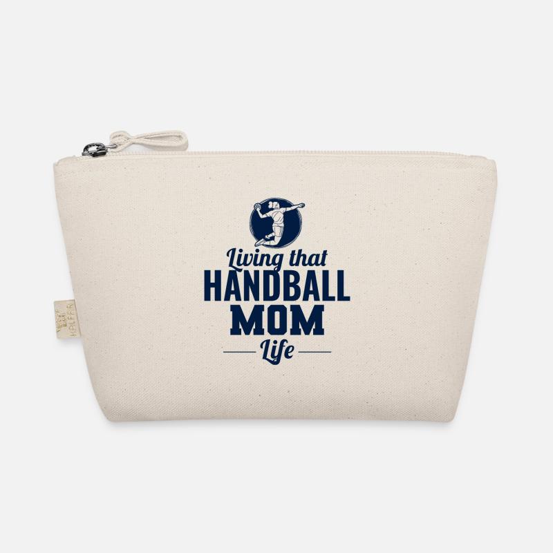 Handball Mama Muttertag - Bio-Täschchen - Natur