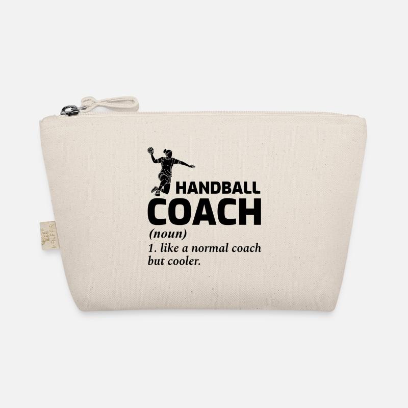 Handballtrainer Handballer Lustiger Spruch - Bio-Täschchen - Natur
