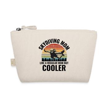 Skydiving Parachute Skydive Skydiver Mom - Organic Pouch - nature - Front