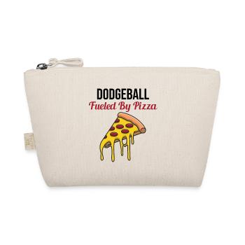 Dodgeball Player Coach Team Sports Pizza Funny - Organic Pouch - nature - Front