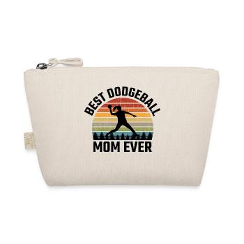 Dodgeball Mom Mother Sports Funny - Organic Pouch - nature - Front