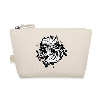 Viking Woman Warrior Viking - Organic Pouch - nature - Front