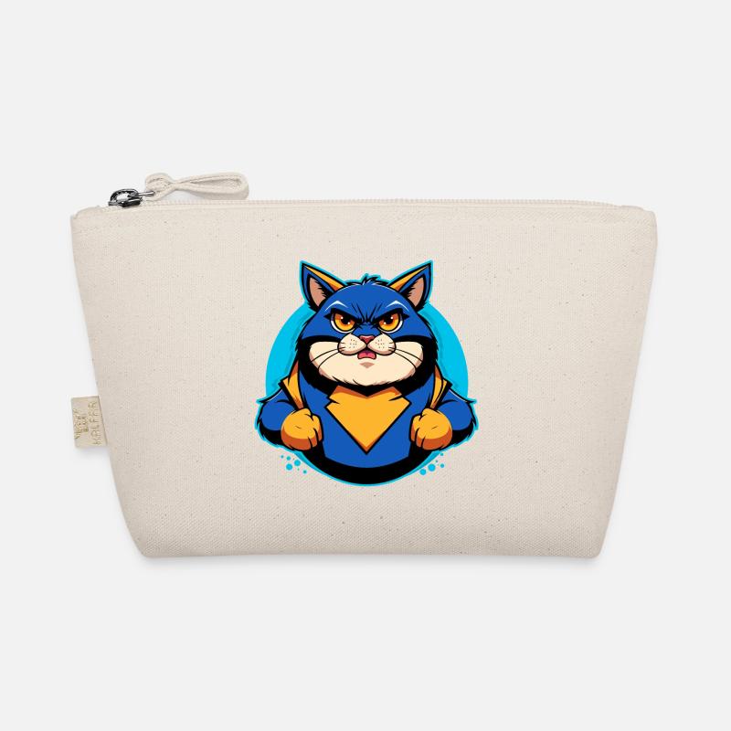 Superheld Katze Bio-Täschchen