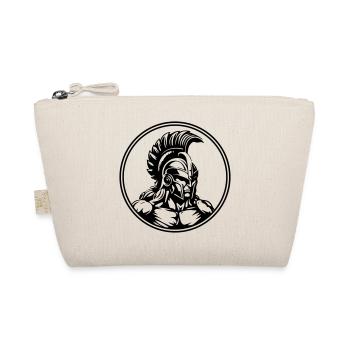 Spartan Warrior Gladiator Muscles - Organic Pouch - nature - Front