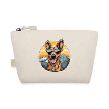 Cool dog with sunglasses - Organic Pouch - nature - Front