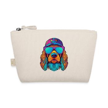 Cool dog with sunglasses - Organic Pouch - nature - Front