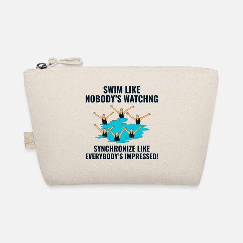 Synchroschwimmen Schwimmen Synchronschwimmen - Bio-Täschchen - Natur