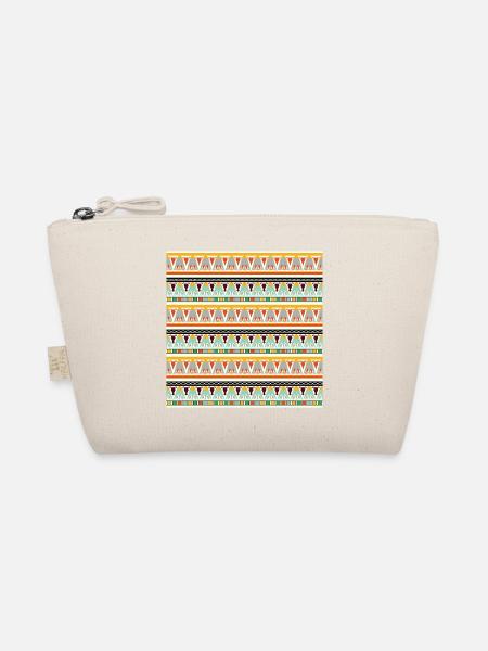 Egyptian Pattern III - Organic Pouch - nature - Front