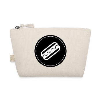 Hotdog Symbol Hot Dog - Bio-Täschchen - Natur - Vorne