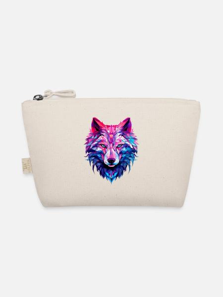 Wolf - Bio-Täschchen - Natur